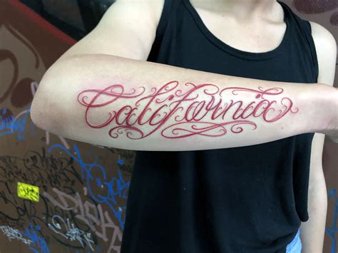 Maybe you would like to learn more about one of these? Custom California Writing Tattoo | Writing tattoos, Tattoos, Tattoo fails