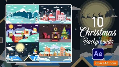 Free ae after effects templates… free graphic graphicriver.psd.ai. Videohive Christmas Backgrounds | After Effects » free ...