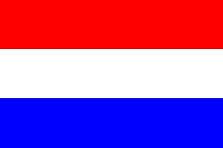 Le drapeau hollandais est composé de triband horizontal: Province of Hesse-Nassau 1866-1945 (Prussia, Germany)