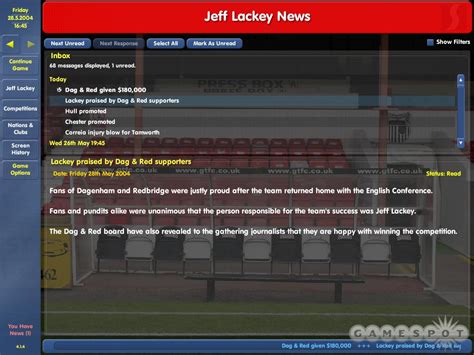 It lacks content and/or basic article components. Championship Manager: Season 03/04 Review - GameSpot