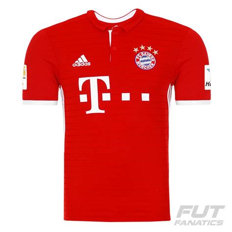 Latest german bundesliga jerseys and training wear with official player printing and patches available. Adidas FC Bayern München Home 2017 Bundesliga Jersey