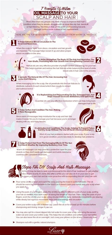 Here is a closer look at the benefits of scalp massage, including how it can help regrow hair. 7 Benefits Of Warm Oil Massage To Your Scalp And Hair. # ...