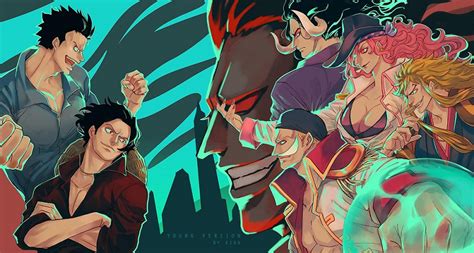 Garp, the hero of the navy has arrived to hunt you down. How Rocks D. Xebec has influenced all Five Emperors - One ...