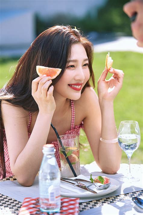 Joy featured on crush's song mayday, which was the lead single. Red Velvet Joy - Photoshoot for Espoir 2019 • CelebMafia