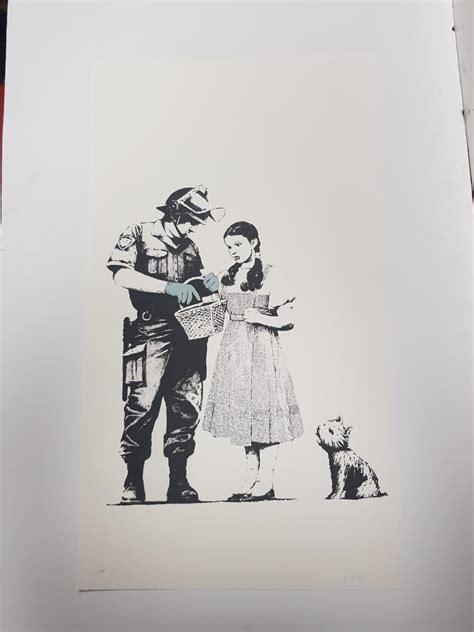 Pest control claims it is now the 'sole point of sale for new work by banksy'. Legit or Fake Banksy Stop and Search | Banksy Print ...