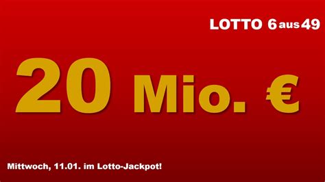 Die umsätze aller lotterien und der sportwette oddset stiegen insgesamt um über 12,7 prozent auf. Lotto Ziehung Mittwoch 11.1.2017; 20.000.000 € im Jackpot ...