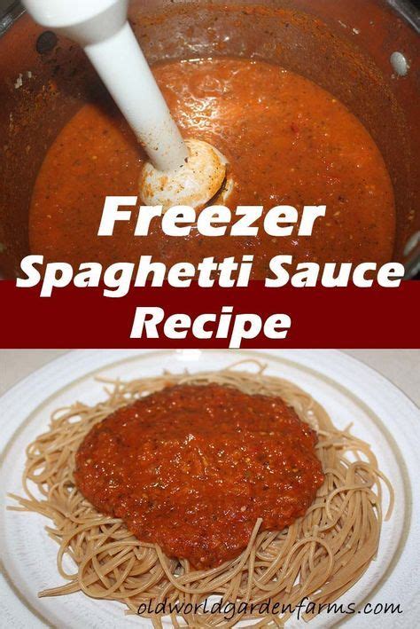 How to make spaghetti sauce wjrh tomato paste : Freezer Spaghetti Sauce Recipe Made With Fresh Tomatoes | Recipe | Fresh tomato recipes ...