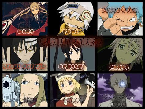 After the soul causes the transformation into a death scythe to fail, she reveals they only took one of her nine lives and moves in with them. Soul Eater Characters Collage by DarkusDialga on DeviantArt