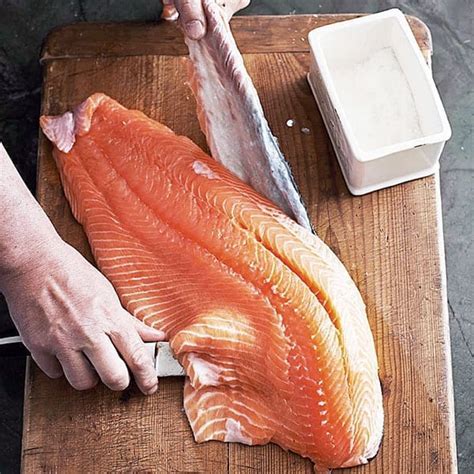 Here's how to find and remove them: How to skin and pin bone fresh salmon | delicious. magazine