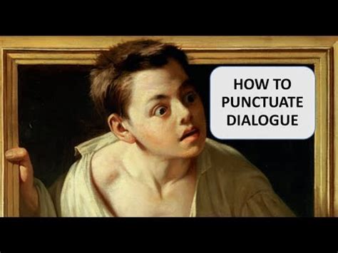 You don't want to put a capital letter in the middle of the notice that quotations without speaker tags tend to be short. How to Punctuate Dialogue - YouTube