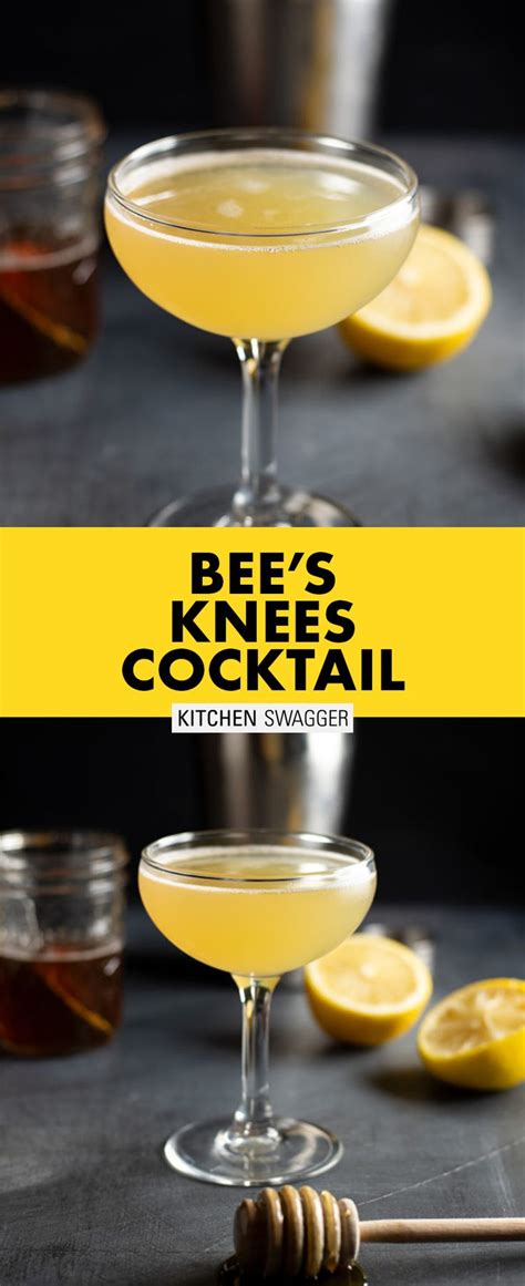 To a lowball glass or a small drinking glass, add ice until ¾ of the way full. Bee's Knees Cocktail Recipe | Recipe | Bees knees cocktail ...