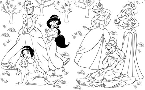 Click on the print button above adjust the paper to a4 size use the best print quality for maximum results. Free Coloring Pages For Disney Princesses, Download Free ...