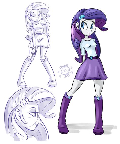 Start with a new hairstyle for her dark purple hair and put some rainbow highlights in it. Xbooru - belt blue eyes boots clothes equestria girls friendship is magic my little pony ponut ...