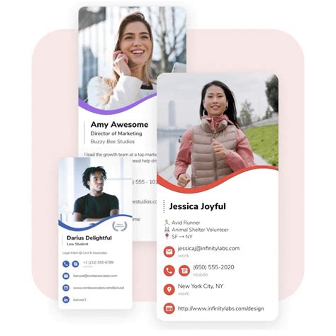 Sending your digital business card to a contact automatically captures their name and address. Free Digital Business Cards | HiHello