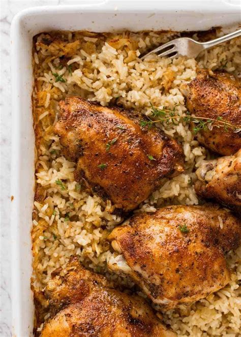 Coat each chicken breast as. Oven Baked Chicken and Rice | Recipe | Chicken recipes ...