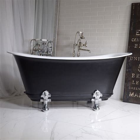 Besides good quality brands, you'll also find plenty of discounts when you shop for cast iron bathtub during big sales. 'The Fontenelle67' 67'' Freestanding Cast Iron Chariot ...