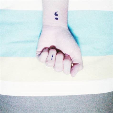 Maybe you would like to learn more about one of these? Project Semicolon  ;  สัญลักษณ์ของการให้กำลังใจผู้ป่วย ...