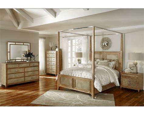 We carry all aico furniture collection, bedroom set. AICO Canopy Bedroom Set Biscayne West in Sand Color AI ...