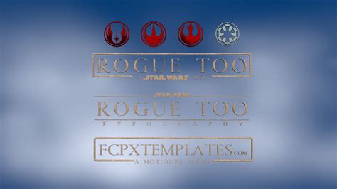 The next time you open final cut pro, the. Rogue Too: a font for FCPX Titling - FCPXTemplates