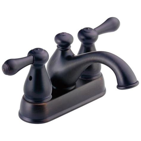 The right oil rubbed bronze faucet not only enhances the interior of your bathroom but also reduces your water bill by saving water with its low water we consider all the factors like price, the durability of faucet, design, size, and then we have picked the 10 best oil rubbed bronze bathroom faucet for you. Delta Leland Venetian Bronze 2-handle 4-in Centerset ...