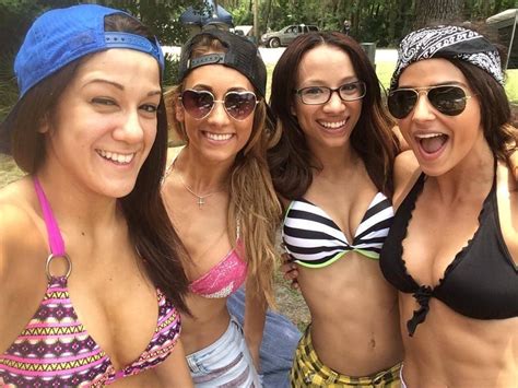 Watch wrestling stimulates their cumshots! Bayley and Sasha in bikinis : WrestleWithThePlot