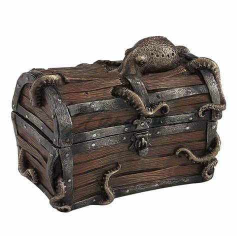 The treasure chests which existed before tauti have been changed to dimensional treasure chests, and the reward from such chests has been increased. Octopus Cracked Chest Trinket Box: Pirate Gifts ...