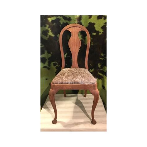Und das beste an diesem hübschen stuhl: Stuhl mit Fell - Antikmarkt-tirol