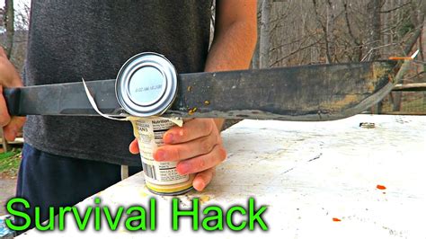 Random pack opener hack can show you all benefits of this game immediately. How To Open a Can with a Machete - Survival Hack #53 - YouTube