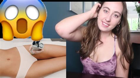 The front is inconspicuous to the naked eye as it screams 50% off laser hair removal with a list of typical places you'd expect to receive, well, laser hair removal. Brazilian Laser Hair Removal Review - YouTube