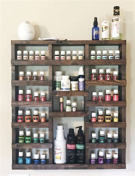 Maybe you would like to learn more about one of these? Large Essential Oils Wall Rack Shelf Storage Organization ...