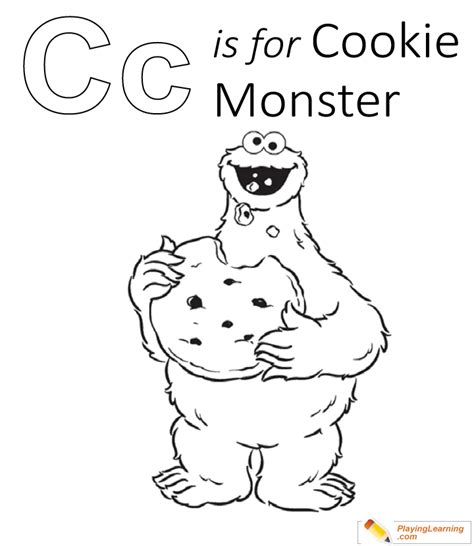 The browser may store it and send it back with later requests to the same server. C Is For Cookie Monster Coloring Page 02 | Free C Is For ...