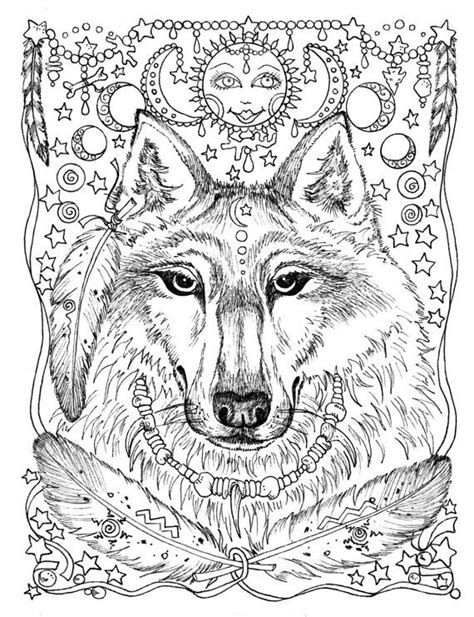 Select from 35302 printable crafts of cartoons, nature, animals, bible and many more. 5 Pages Instant Download Animal Spirits to Color Wolf ...