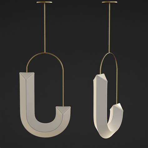 The most common chandelier loops material is metal. Hook Loop Pendant Chandelier 3D model | CGTrader