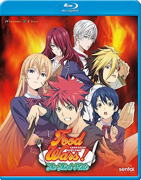 A nefarious plot is underway that will provide souma with the challenge he desires but will also shake the very foundations of tootsuki academy itself.a dark age of cooking befalls tootsuki culinary academy. FOOD WARS: THE THIRD PLATE BLU-RAY (SENTAI FILMWORKS ...