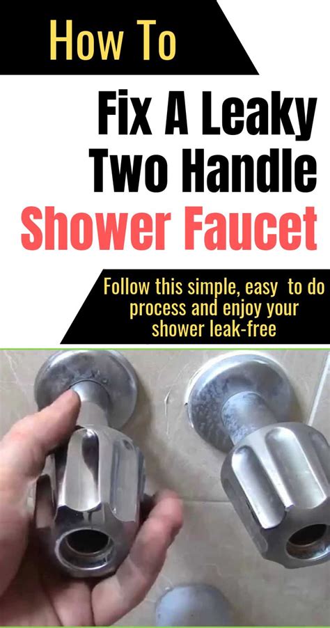 Getting the parts often leaks can be fixed simply by replacing the washers. How To Fix A Leaky Two Handle Shower Faucet - | Shower ...