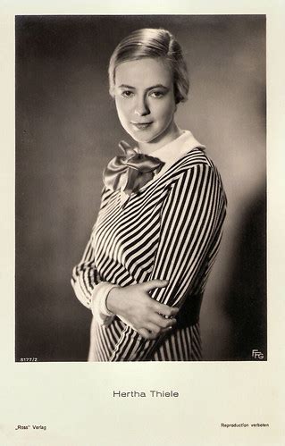 Hertha thiele news, gossip, photos of hertha thiele, biography, hertha thiele boyfriend list 2016. European Film Star Postcards: Hertha Thiele