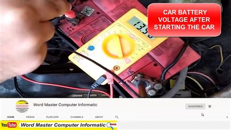 If you get a reading above 50 ma, it's likely you have a parasitic load. How to check CAR BATTERY VOLTAGE using Multimeter | While ...