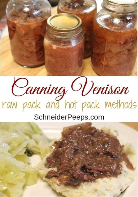 Eating raw or undercooked beef can lead to salmonellosis, an infection caused by salmonella bacteria. Canning Venison with the Hot Pack Method | Recipe ...