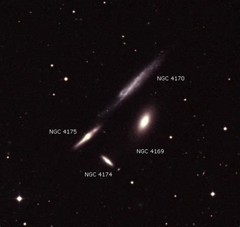 Coordinata celeste per mezzo della quale si può fissare la posizione di un astro. Le galassie Hickson