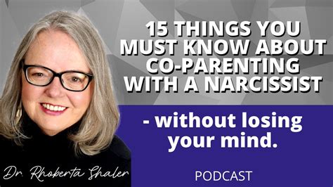 Laura grew up with a narcissistic parent, then married a narcissist and stayed with him for many years. 15 Things You MUST Know about Co-Parenting with a ...