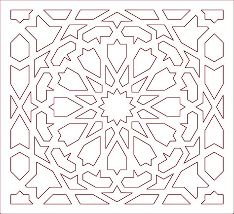 Download this islamic patterns set vector illustration now. Arabic art design pattern DXF File Free Download - 3axis ...