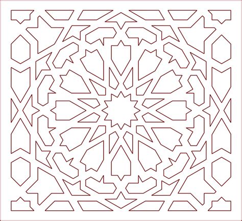 Download this islamic patterns set vector illustration now. Arabic art design pattern DXF File Free Download - 3axis ...