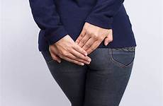 woman anus women butt her stock diarrhea holding has similar