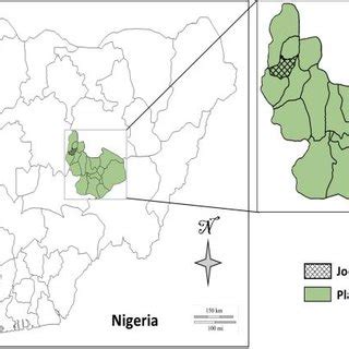 Jos is an aerodrome in nigeria. Map of Nigeria showing Jos South Local Government Area of ...