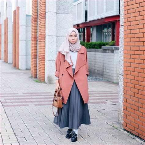 Plisket for hijab review atasan untuk rok panjang ootd hijab rok casual ala selebgram. fashion: Fashion Hijab Dengan Rok Plisket