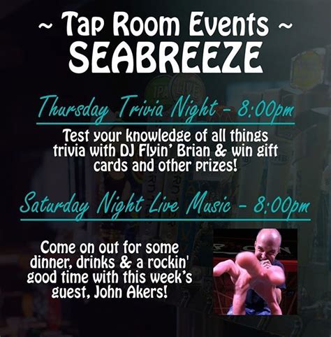 It looks like you may be having problems playing this video. Come on out for some dinner drinks and a rockin' good time! #BillGrays #Seabreeze # ...