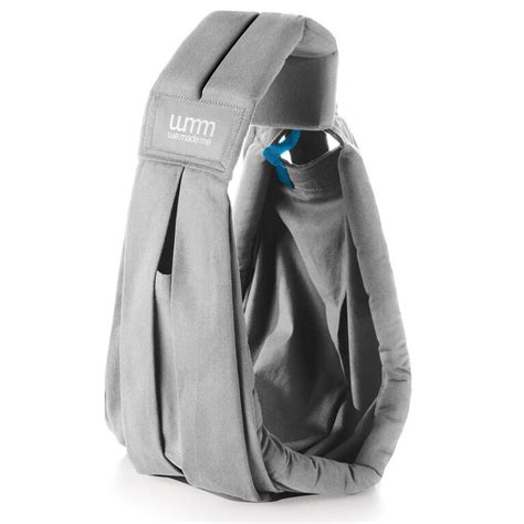 Detachable warming wings can be used wet or dry. We Made Me Smile Sling Classic - Dolphin Grey | Babies R ...