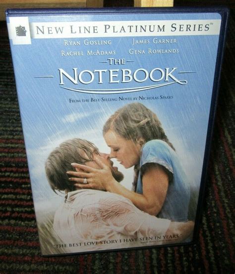 However, i did not like this particular audiobook because of the loud, obnoxious music that played in the background. THE NOTEBOOK DVD MOVIE, RYAN GOSLING, RACHEL MCADAMS ...