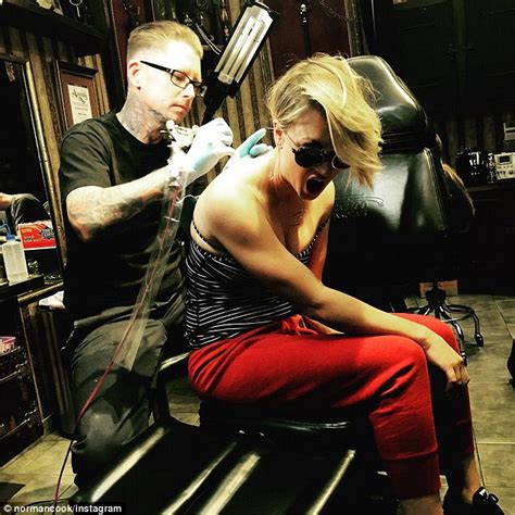 The actress has a lower back tattoo of a chinese symbol. Kaley Cuoco admits ink regret as she covers old tattoo ...