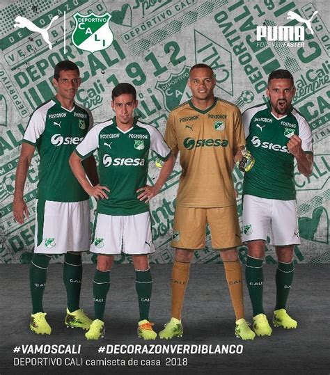 Deportivo cali ganó y cortó una mala racha jugando como visitante ante junior de barranquilla. Novas camisas do Deportivo Cali 2018 Puma | Mantos do Futebol